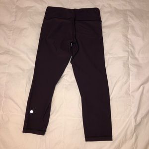 Cropped Wunder Under Lululemon leggings